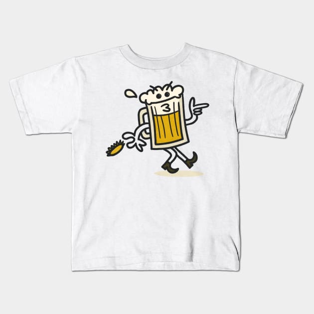 Beer Bro Kids T-Shirt by me-mo-design